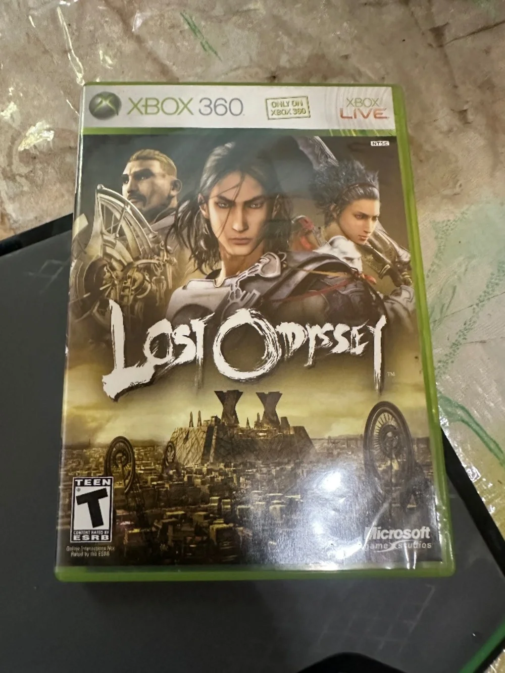 Lost Odyssey Microsoft Xbox 360 2008 CIB Complete 4 Disc Manual